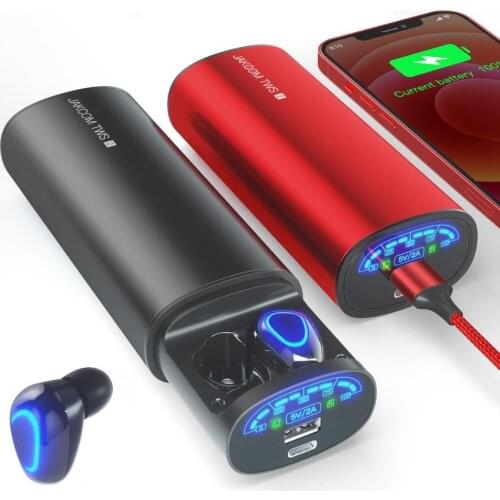 JAKCOM TWS2 True Wireless Earphone Power Bank For men women power bank 50000mah headphones wireless galaxy buds pro case