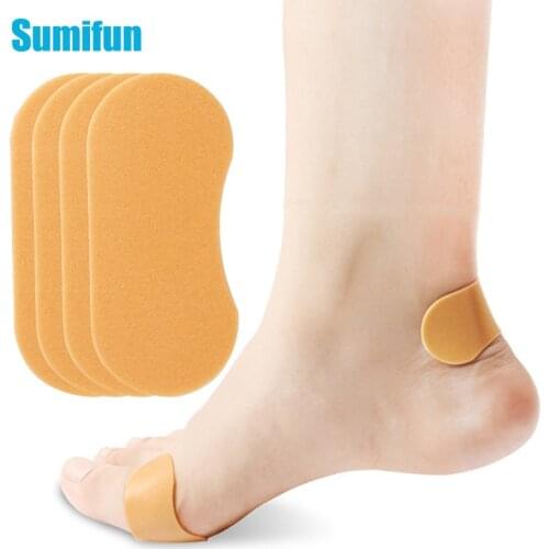 16Pcs Foot Pad Heel Protector Tape Self-adhesive Wrap Anti-wear Waterproof Invisible Patch Anti Blister Friction Anti-abrasive