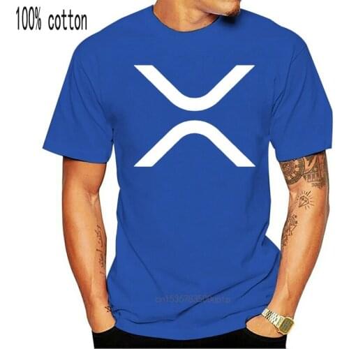 2019 Hot Sale New MenT Shirt New Fashion MenT Shirt Xrp (Ripple) New Logo Symbol Xrp Community Crypto Custom T Shirts