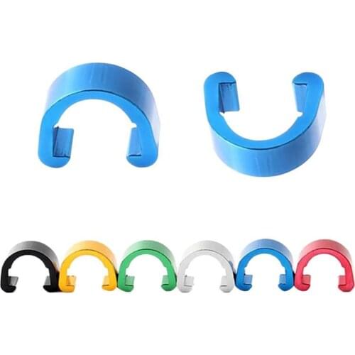 40%HOT 10Pcs MTB Bike Bicycle Cycling Brake Line Housing Guide Cables C-Clips Buckle