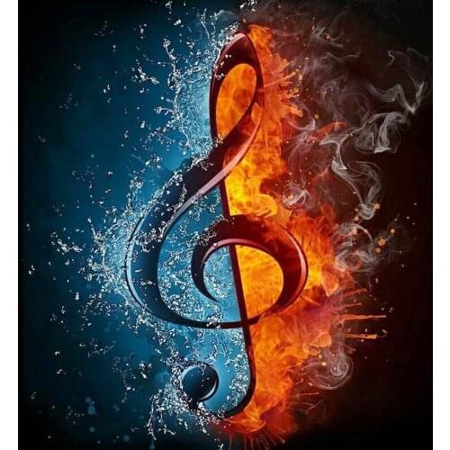 NEW Diamond Embroidery Landscape Home Decoration Music picture DIY crystal Diamond Painting