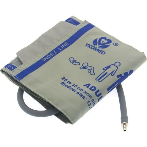 Adult single tube cuff blood pressure cuff