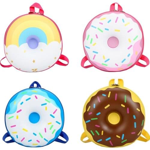 2021 New EVA Donut Orthopedic Schoolbag Children Backpack Hard Shell Backpack Kids Cartoon Mini Shoulder Bag Kids Cute Bags