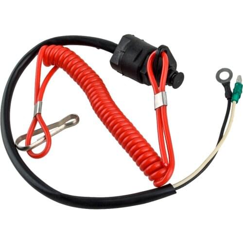 Boat Kill Switch Tether Cord Lanyard 3mm Fit For Marine Mercury Tohatsu motorboat outboard motors without battery electric start