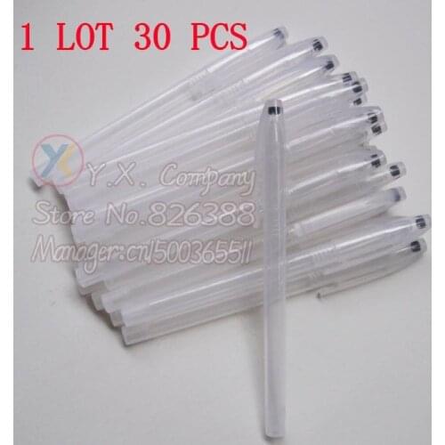 30 pieces/lot Cross stitch tool refill unisex pen shell transparent pen shell unisex refill spare parts