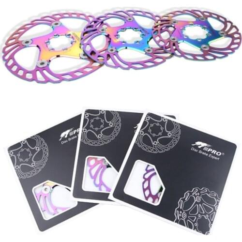 IIIPRO Colorful Floating Disc bike brake Rotor bicicleta disc140/160/180 Six Nail Disc Brake Plate