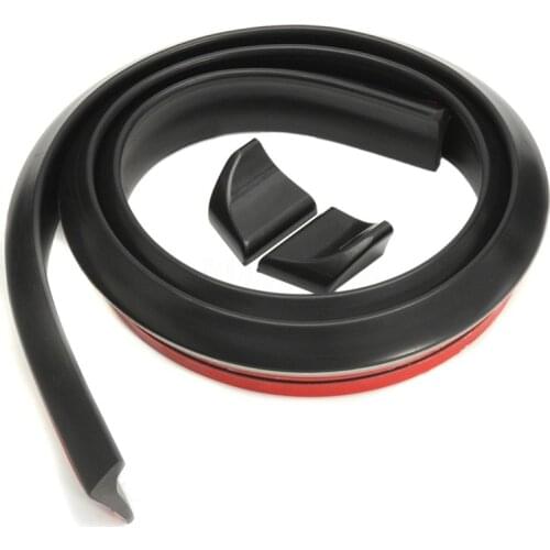 Carbon fiber Rubber Car Auto Rear Spoiler Exterior Rear Spoiler Kit Car Styling Auto Accessories Universal Rear Spoiler 1.5M