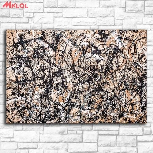 Autumn Rhythm No. 30 Decoration Paints Home Decor On Canvas Modern Wall Art Canvas Print Poster Canvas Painting