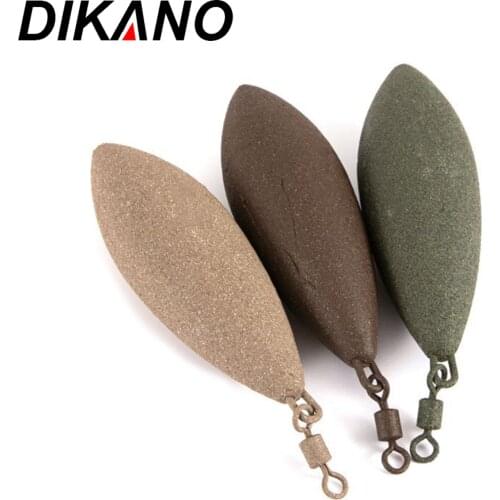 71/85/99/128/142g Olive Fishing Sinker Dropping Shape Pendant Oval Shape Rotating Tackle Carp Accessories