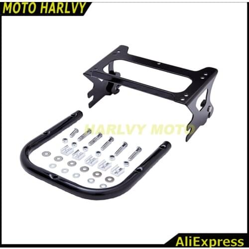 Detachable Two-up Pack Mounting Luggage Rack For Harley Electra Glide 1997-2008