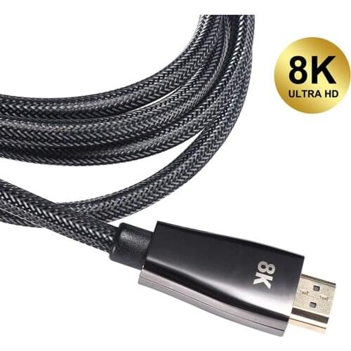 HDMI2.1 to HDMI 2.1cobra Cable 8K version Support Dolby Atmos High Speed 48Gbps 8K@60Hz 4K@120Hz HDCP 2.2 HDR eARC for Macbook