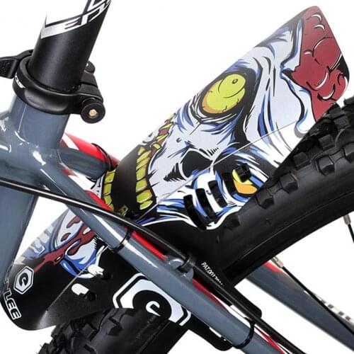 2Pcs Bike Fender Universal Dust-proof Twill Design Plastic Mud Guard for MTB Bicycle
