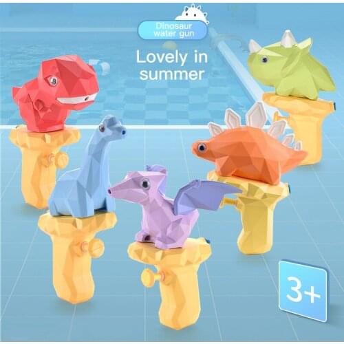 Water Gun Dinosaur Blaster Spray Water Toys Summer Outdoor Game Beach Bath Swimming Cartoon Water Play Kids Squirt Toy Children