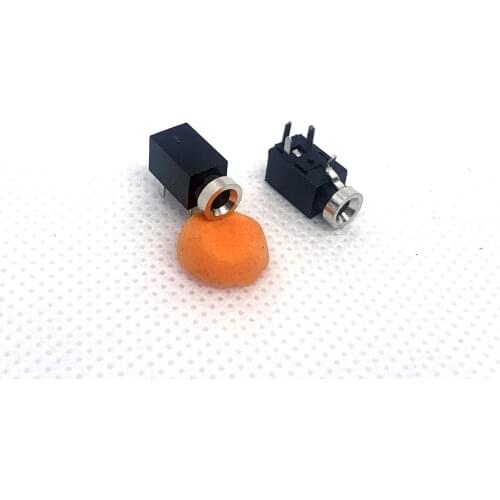 Free 10 pieces of 2.5mm Audio jack PJ-210B Copper head Silver Plated Horizontal Plug-in PJ210 4pin DIP Stereo Master RHOS2.0