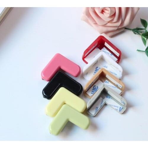 4pcs/lot Colorful Edge Corner Guards Protector Table Desk Baby Safety Bumper ProtectorKids Safety Corner Protection Furnitur