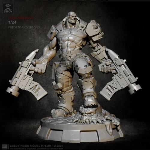 75mm Resin Figure Kits Marauder Overlord Model Self-assembled TD-2324