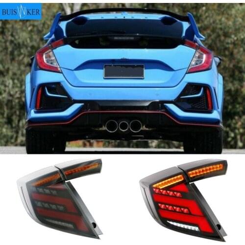 Car Styling for HONDA CIVIC X 10th Hatchback LED tail light CIVIC LED Rear Lamp DRL+Brake Trunk LIGH