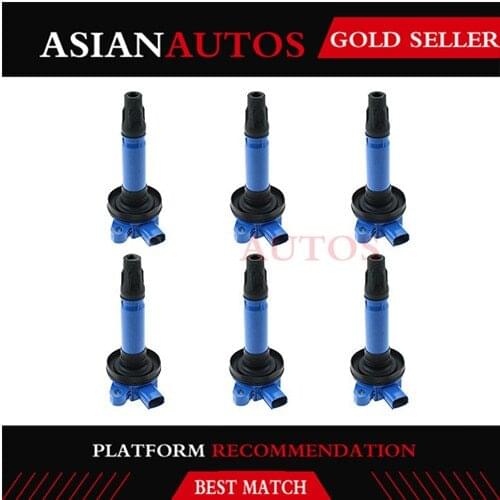 BL3Z-12029-C 6pcs Ignition Coil for Ford Expedition Explorer F150 Flex Taurus Transit Lincoln MKS MKT Navigator 3.5L V6 13-17