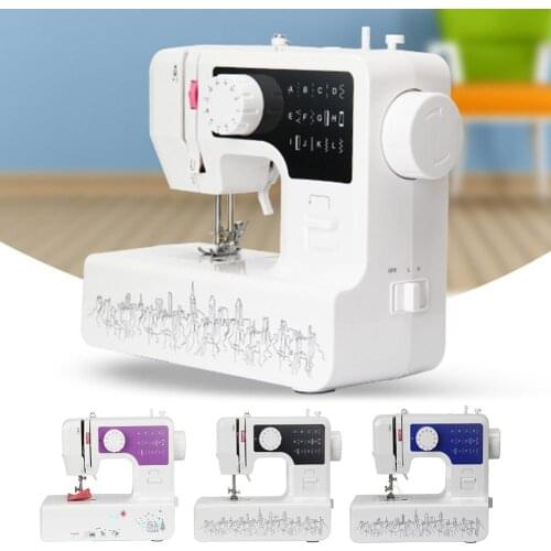 Mini Home Multifunction Electric Stitching Fabric Sewing Machine with LED Light portable useful sewing machine