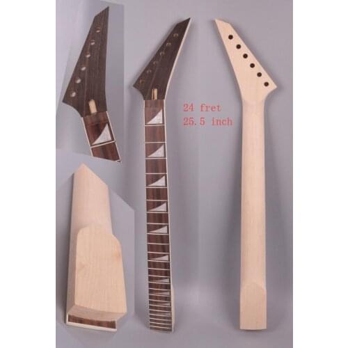 Electric guitar neck 24 fret Rosewood Fretboard For jackson Guitar Replacement