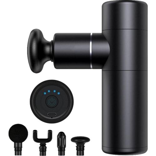 Mini Massage Gun Deep Muscle Massager Muscle Body Massage Pain Relief Exercising Relaxation Slimming Shaping Fascial gun