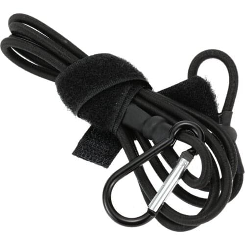 Mag New Portable Kayak Fishing Rod Pole Paddle Leash Bungee Cord With Carabiner Clip Buckle Water Sport Rowing Boats Acce