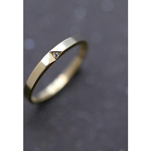 2021 New Romantic S925 Ring Concise Fashion Statement Vintage Zircon Neutral Style Couple Jewelry Wedding Gift Trendy Wholesale