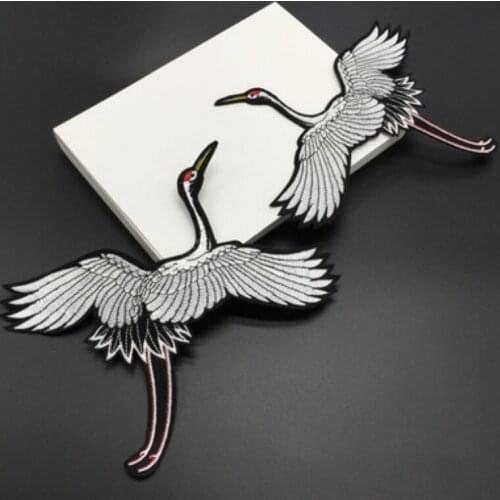 Wholesale 10pcs/lot 25*23CM Embroidered Sewing On Patch Iron-On Patch Stickers For Clothes Sewing Fabric Applique Supplies YH07