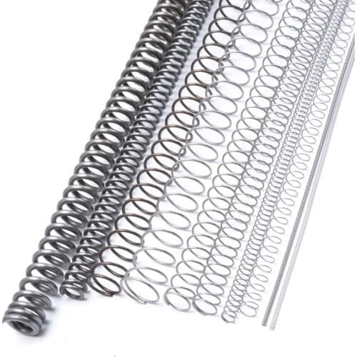Stainless steel pressure spring Compression Spring 0.2-2.5mm Wire Dia. 1.2-32mm OD 200/300MM Length(choose size in description)