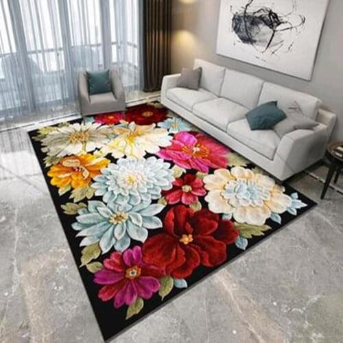 Multiple Style 3D Geometric Carpets for Living Room Bedroom Area Rugs Modern Home Decorative Carpet Non-slip Kitchen Floor Mats