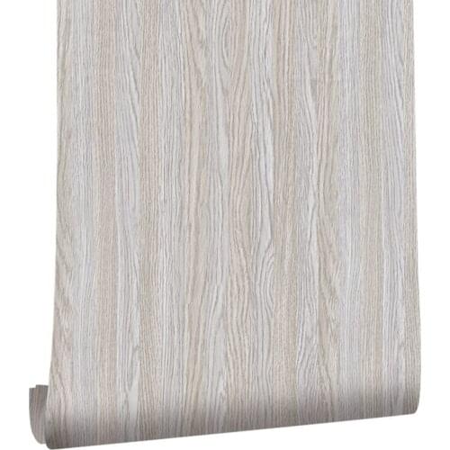 DIY Kitchen Cupboard Furniture Decorative Film Self Adhesive Wood Grain Vinyl Wallpaper Modern Living Room PVC Waterproof Decals