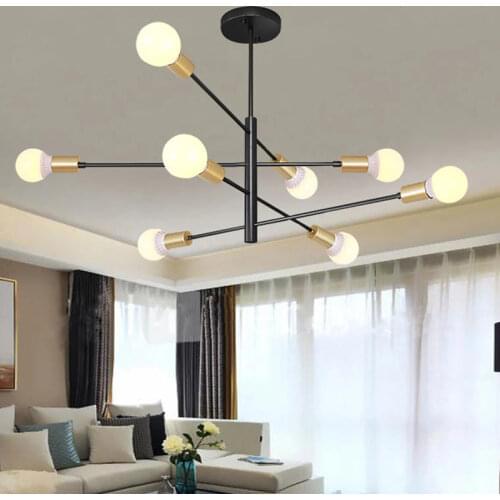 Nordic Pendant Lights Modern Long Pole Art Decoration Pendant Lamp E27 led Lamps Indoor Ceiling Hanging Lamp for Home Decor