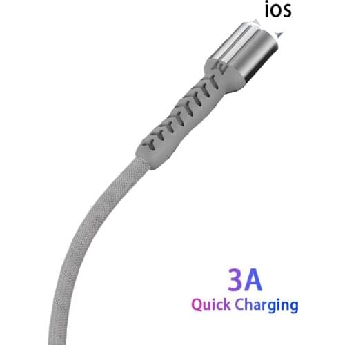 Quick Charge LED USB Lightning Data Mobile Phone Cable For Iphone 11 12 Pro Max X Xs Xr SE 8 7 Plus Mini Fast Charging Cord Wire