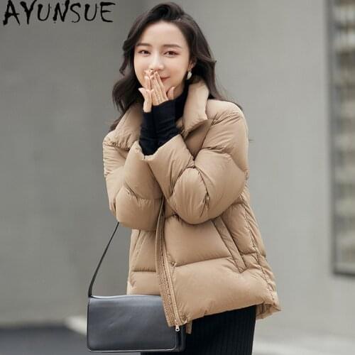 AYUNSUE Autumn Winter Womens Down Jacket Short Coat Female Korean Parkas Woman 90% White Duck Down Jackets 2020 Abrigo Mujer