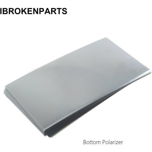 10PCS LCD Bottom Polarizer Polarization film for iPhone 6 6S 7 8 Plus Mirro Back Polarizing Film Refurbishment Repair Parts