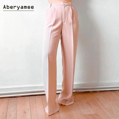 Женские свободные брюки Aberyamee China At AliExpress