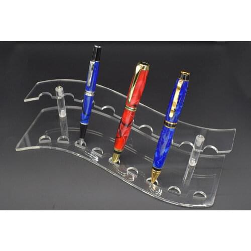 9 holes acrylic pen display RZ-SO11