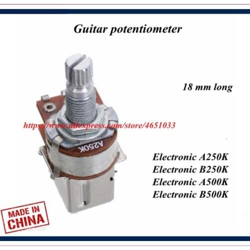 Guitar accessories - Electric guitar bass tone volume bounce switch, electronic potentiometer 18MM - Guitar parts