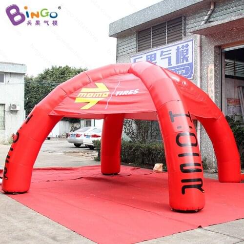 PVC Tarpaulin 6x6x3mH Inflatable Tent For Car Exhibitions / Inflated Spider Dome Tent With Printing For Events - BG-T0086