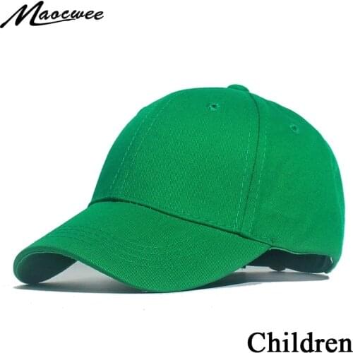 Children Solid Color Baseball Cap Spring Summer Kids Casual Snapback Caps For Boy Girl Baby Outdoor Visor Hats For 1-8 Years Old