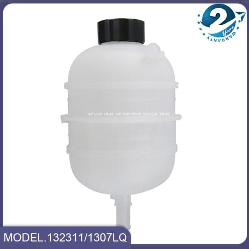 1323.11 132311 1307LQ Coolant Water Radiator Bottle Expansion Tank with Cap For Peugeot 206 207 For Citroen C2 2006 2007-2013