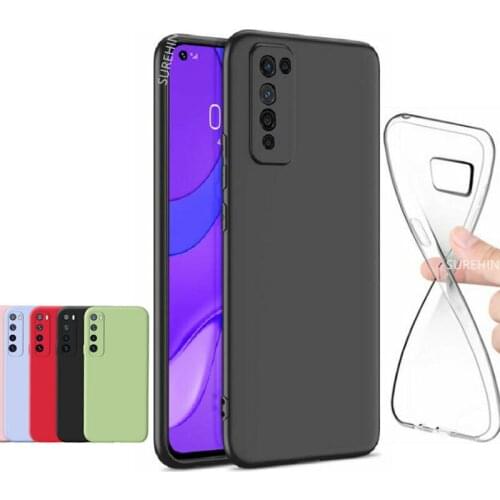 Nice Soft Case For Honor 10X Lite Cover Transparent Black Red Blue X10 Pink Yellow Clear Silicone Cover For Honor 10X Lite Case