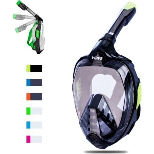 HOT Full Face Diving Mask with Gopro Camera Swimming universal snorkeling equipment set silicone Anti Fog Full Face Snorkel Mask