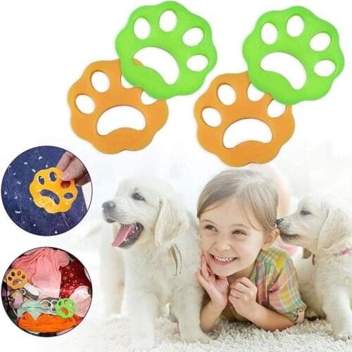 Laundry Fur Catcher Pet Hair Remover Washing Cat Dog Fur Lint Hair Remover Reusable Cleaning Laundry Dryer Catcher