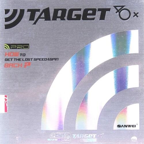 Sanwei TARGET Europe 40+ Table Tennis Rubber for Plastic Balls with Sponge unsticky good control spin Ping Pong Rubber