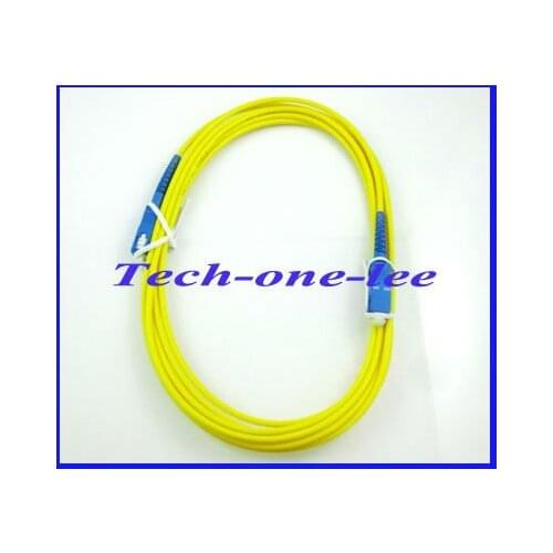 Wholesale SC to SC fiber patch cord jumper cable, SM, simplex 3m free shipping