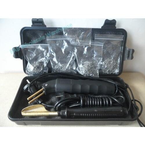 Plastic welding machine/Plastic Welder Bumper/Plastic Repair Kit/Hot Stapler for plastic bumper repair & Smoothing Iron & 200pc