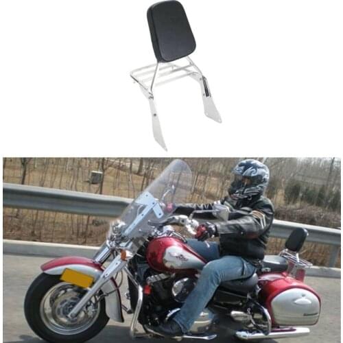 Backrest Sissy Bar + Luggage Rack Pad for Kawasaki Vulcan 1500 VN1500 Classic 1986-2013
