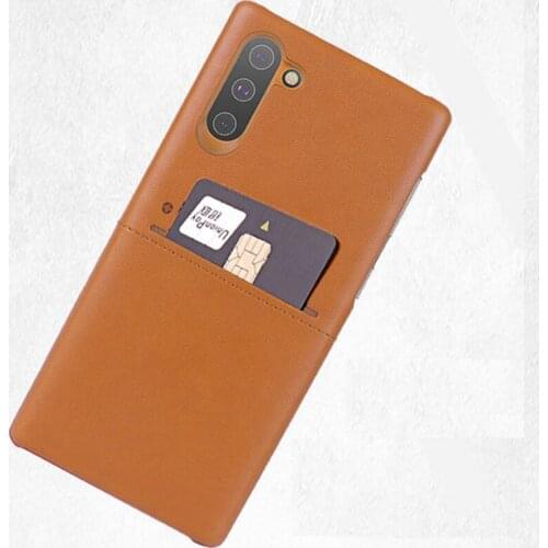 Top quality PU leather with card slot shockproof cover for Samsung Note 7 8 9 10 10 Pro 10 Lite phone case Note 10 back cover