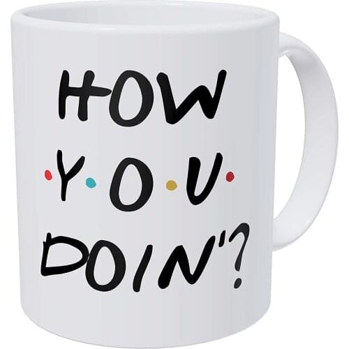 I'm Joey, How You Doin Friends 11 Ounces Funny Coffee Mug 350ml Milk Tea Cup